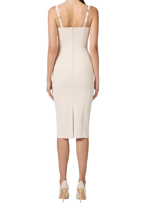 Abito Elisabetta Franchi donna AB85052E2 193 burro tubino ELISABETTA FRANCHI | Abiti | AB85052E2193